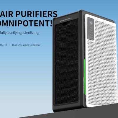 Chine Purificateur d'air UV commercial monté sur le mur 1400m3/h à vendre