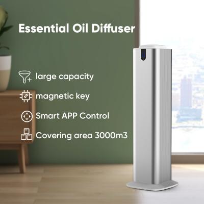 China HOMEFISH 800 ml de aluminio comercial torre difusor de olor para el vestíbulo de la casa Control de la aplicación Bluetooth en venta