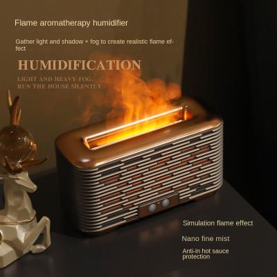 Cina Aromaterapia a fiamma Umidificatore Nano Nebbia Macchina di umidificazione silenziosa di grande capacità con luce atmosferico in vendita