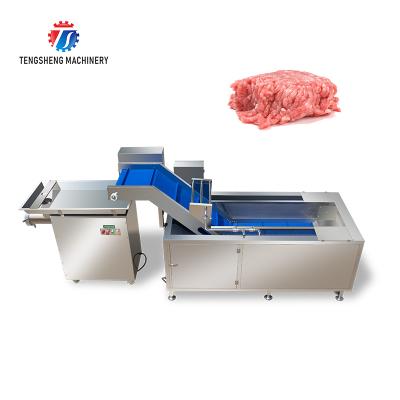 China Good Effect Industrial Meat Cleaning and Minced Meat Processing Production Line Kitchen Food Processor for sale