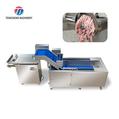 China Good Effect Automatic Meat Washing And Minced Meat Processing Production Line Food Processing Equipment for sale