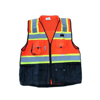 China High-Visibility Clothing Mesh High Quality Safety Workwear Safety Reflective Vest for sale