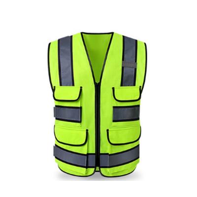 China Custom Safety Protective Vest Class 2 Engineer Safety Vest Emergency Green Safety Vest for sale