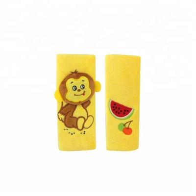 China breathable & high quality soft kids baby car seat seat belt minky cover for sale