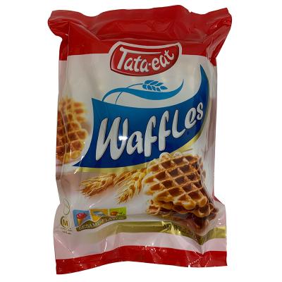 China Uncle Pop Halal Certificate Sesame Flavor Waffles Wafer Biscuit Crispy Asian Snacks Afternoon Tea for sale