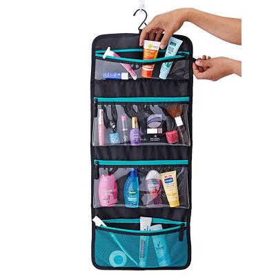 China Eco-friendly durable high quality multifunctional 4 in 1 wash and gargle hanging and folding washing storage bag bag for sale