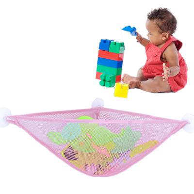 China Sustainable Baby Bathtub Toys Home Bathroom Supplies Organization Storage Mesh Hanging Bag In Bathroom for sale