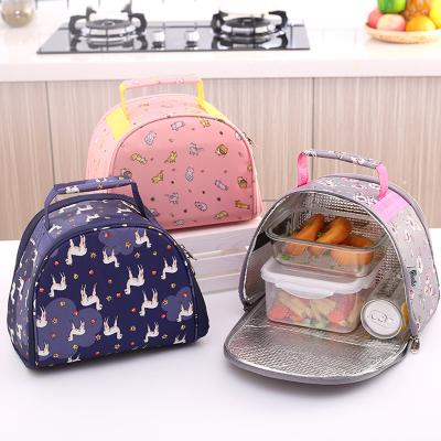 China Customized Small Size Portable Waterproof And Moistureproof Mum Lunch Bag Colorful Cooler Bag Lunch Bag for sale