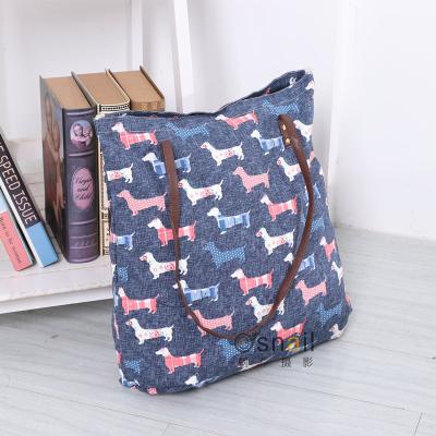 China 2021 High Quality Cotton Canvas Handbag Student Library Study Bag Women Handbags Canvas Quenching Bag for sale