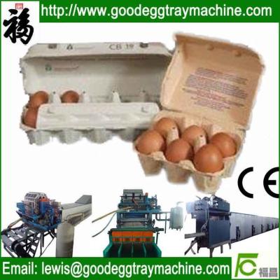 China High effciency Egg tray pulp moulding machine for sale