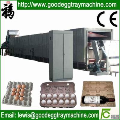 China Competitive metal pulp moulding egg tray drying line for sale