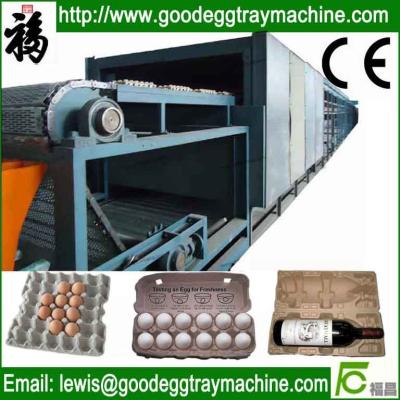 China Single layer Paper Egg Tray Drying Line for sale