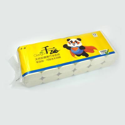 China Wholesale Pulp Qianyun FCL Bamboo Paper Towel Log Baby Facial Tissue Paper Facial Tissue Roll for sale