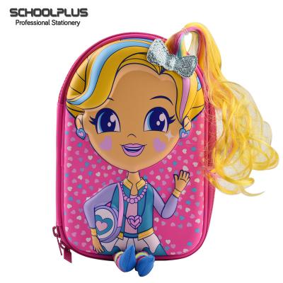 China High quality cheap smiggle trolley EVA pocket girls hardtop pencil case large capacity design 2020 new for girl for sale