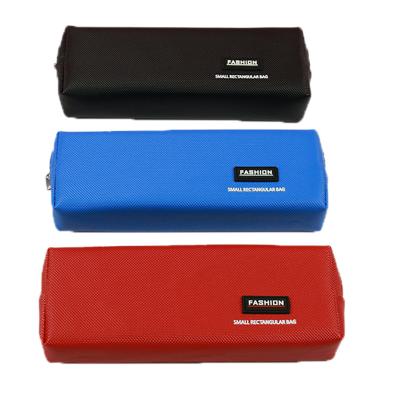 China High Quality Classic Zipper Closure PU Leather Pencil Case For School for sale