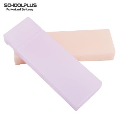 China 2020 non-toxic factory supply cheap translucent box frosted pp pencil case for sale