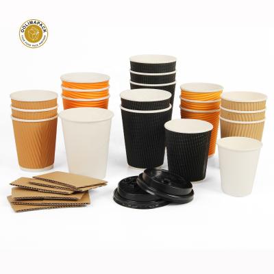 China Custom Paper Cups Recycled Biodegradable Disposable Deli Cups For Hot Drinks Wholesale for sale