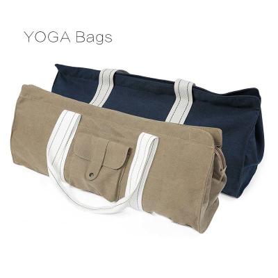 China Arbeiten Sie Yoga-Matten-Baumwolle Tragetasche/100% einzelne Schulter-Yoga-Tasche um zu verkaufen