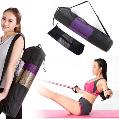 China Schwarze tragbare Yoga-Matten-Tragetasche leichter Nylon-das Yoga-Tasche Pilates-Frauen zu verkaufen