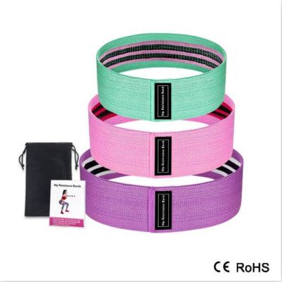 China 3-teilige Satz-Eignungs-Gummibands/Expander-elastische Band mit dem LOGO besonders angefertigt zu verkaufen