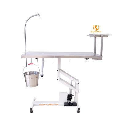 China Durable EURPET Factory Customized Stainless Steel Electric Lift Table Examination Table For Pet Clinic for sale