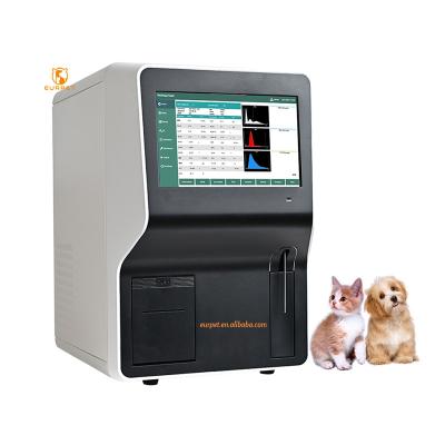 China Veterinary Hematology Cell Analyzer Easy Full Automatic Counter Blood Hematology Dry Operation EURPET Chemistry Analyzer for sale