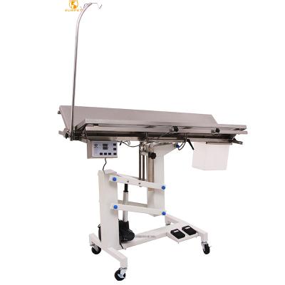 China EURPET Operation Treatment Operation Table Easy Ready Running Veterinary Electric Lifting Veterinary Table for sale