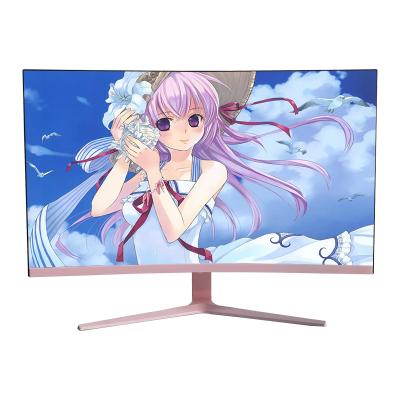 China Curved girl use 1920*1080 2K 2560*1440 1ms 144hz 240hz 27 inches curved monitor game for lady for girl for sale