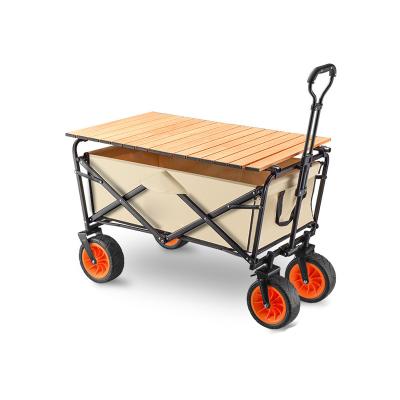 China Other Outdoor Service Portable Wagon Beach Cart Camping Foldable Folding Yard Garden Cart for sale