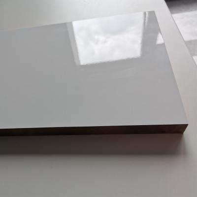 China E1 Timed Furniture Melamine MDF China Board MDF Melamine UV Coated Wood Table Top for sale