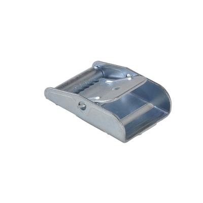 China Cargo Lashing 25mm White Zinc Metal Cam Lock Buckle for sale