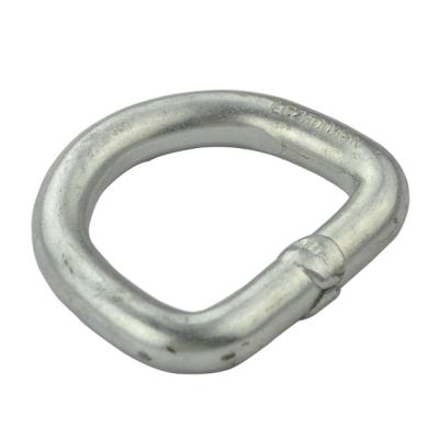 China For Cargo Lashing 5000KGS Material 50mm Galvanized D Ring Hooks for sale