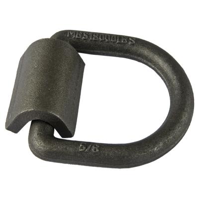 China Widely Use 5/8 Metal Forging Hardware High Quality D Ring For Lashing for sale