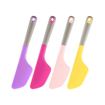 China Viable Cake Tools Silicone Butter Scraper Cream Colorful Flexible Cake Baking Mixing Tool for sale