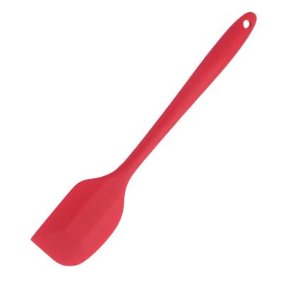 China Safe Viable Heat Resistant Kitchen Utensil Non-Stick Silicone Spatula High Level Scraper Cooking Tool for sale