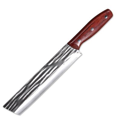 China Best Viable Selling Chef's Knife 8 Inch Professional Chinese Watermelon Knife Large Sharp Kitchen Knife Forged With Wood Handle for sale