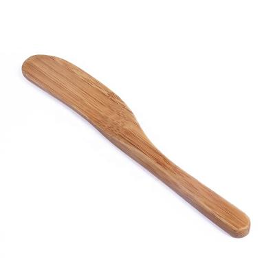 China Sustainable Good Prices Bamboo Wooden Dinner Spreader Butter Knife for sale