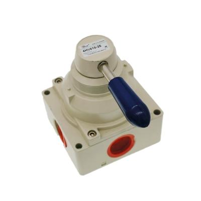 China Garment Shop 4HV410/430 4HV Series High Quality Pneumatic Hand Control Changeover Rotary Valve for sale