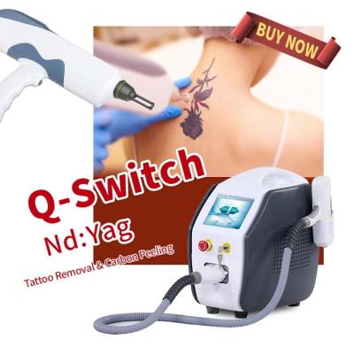 China Professional Acne Treatment Factory KES AL 1 ND Yag Laser Q Switch Laser Tattoo Removal Machine for sale