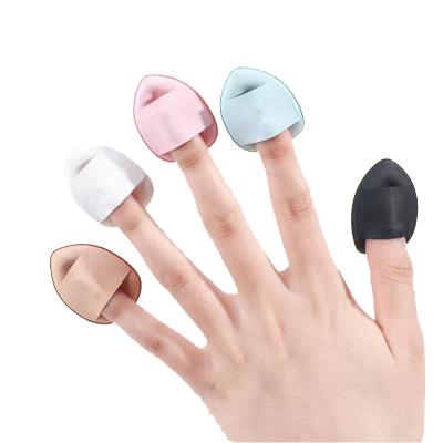 China Face Makeup Tools Wholesale High Quality Mini Finger Details Concealer Cosmetic Puff for sale