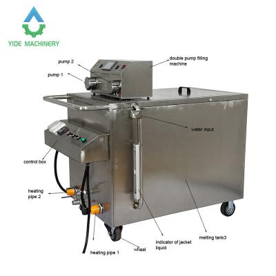 China Factory YD-I-I 100KG Candle Making Wax Melter Melter Tank Equipment Machine For Making Candles Stainless Steel Pump Votive Filling Jars for sale