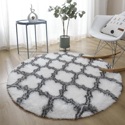 China Household Plush Floor Washable Modern Shaggy Rug Printed Blankets Surround Rugs For Home for sale