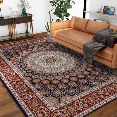 China Printed Carpet Household Living Room Washable Chinese Transfer Flooring Vintage Style Carpet Persia Carpet for sale