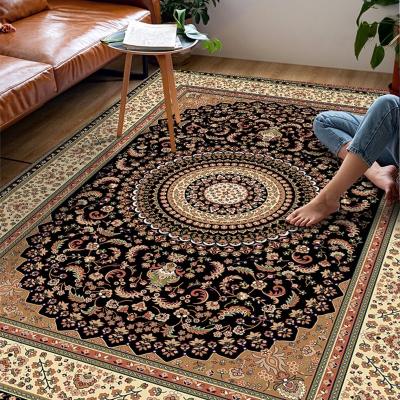 China Wholesale Washable Printed Carpet Netting Transfer Flooring Vintage Style Persian Carpets for sale