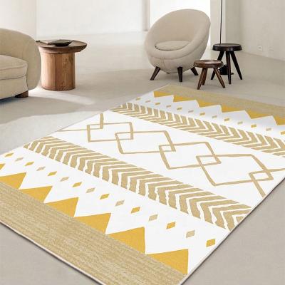 China Wholesale Household Carpet Making Floor Washable Transfer Printed Rectangle Moroccan Rug For Home for sale