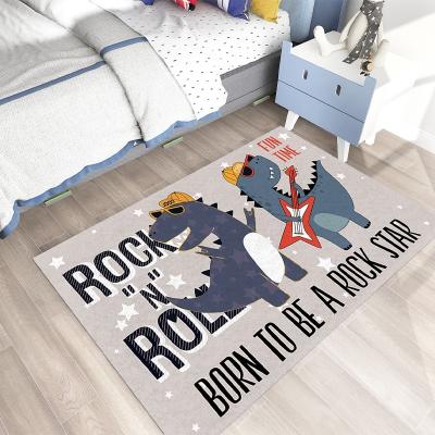 China Cartoon Nursery Room Washable Kids Play Mat Carpet for Home Area Rugs Kids Room Carpet for sale