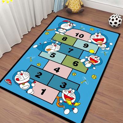 China Washable Cartoon Nursery Room Hopscotch Kids Play Mat Home Living Room Kids Rugs For Sale for sale