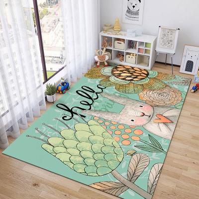 China Wholesale Washable Chinese Carpet Cartoon Nursery Room Carpets Design Kid's Room Bedroom Blanket for sale