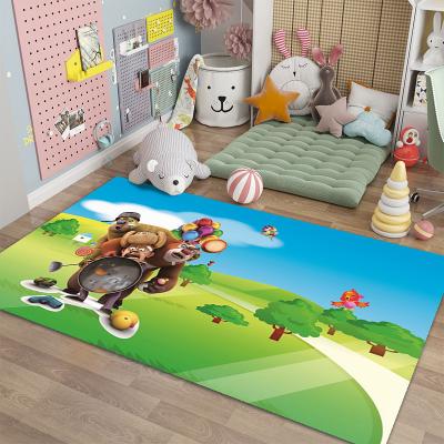 China New Arrival Kid Carpet Designer Washable Area Rug For Baby Play Mat for sale