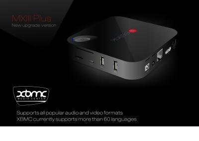 China Amlogic S812 Bluetooth Android XBMC Smart TV Boxes / Quad Core Android 4.4 TV Box Full HD for sale